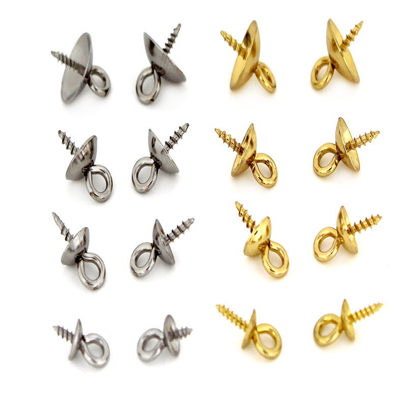 Jewelry Making Name - 20Pcs Stainless Steel Clasps Hook Screw