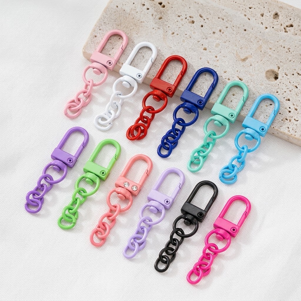 Jewelry Making Basics - 20pcs Keyring Lobster Clasp Spring Buckle