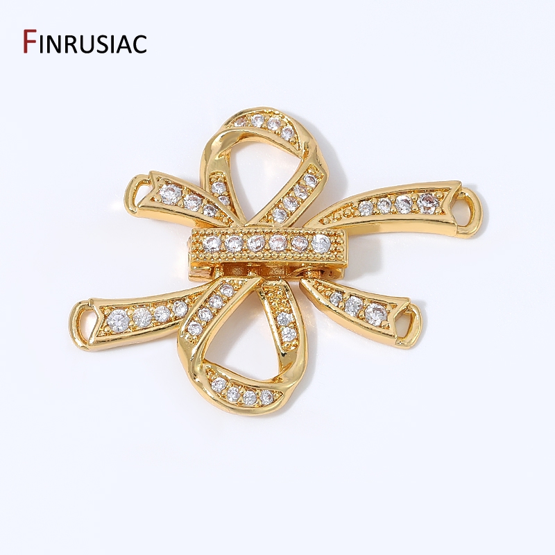 Jewelry Making Items - 18K Gold Plated Brass Hollow Ribbon