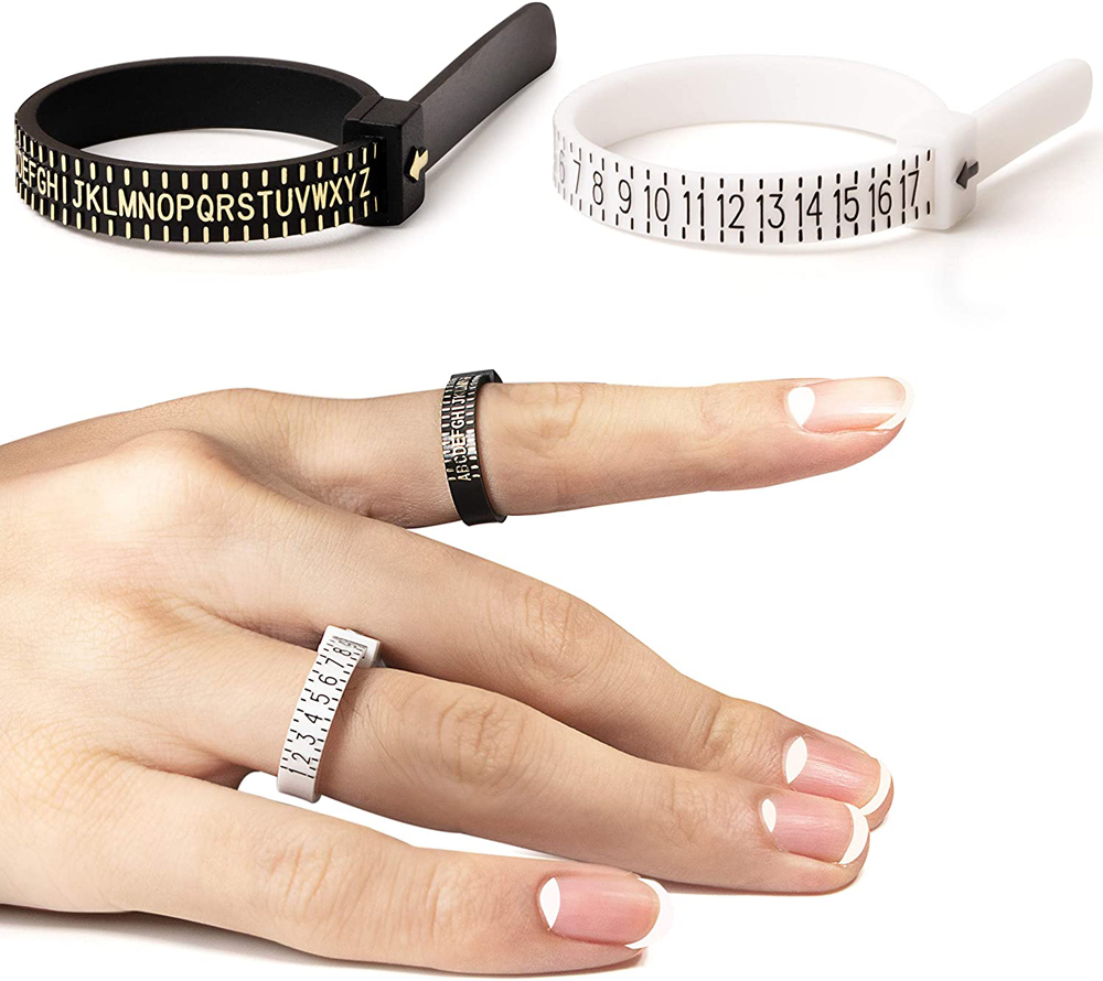 Jewelry Making Uk - US/UK/EU/HK/JP Ring Sizer Finger Gauge Measure