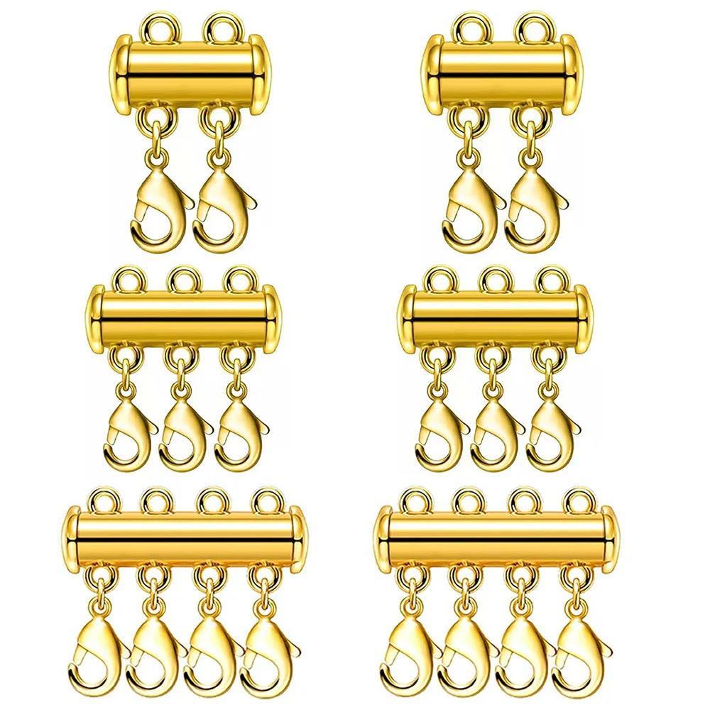 Jewelry Making Name - 2pcs Multi Strand Necklace Layer Lobster