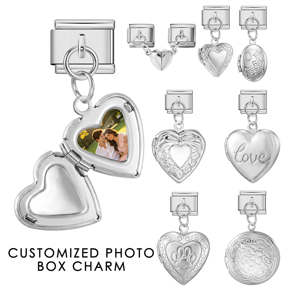 Making Custom Jewelry - Customized Personalized Image Photo Openable Italian