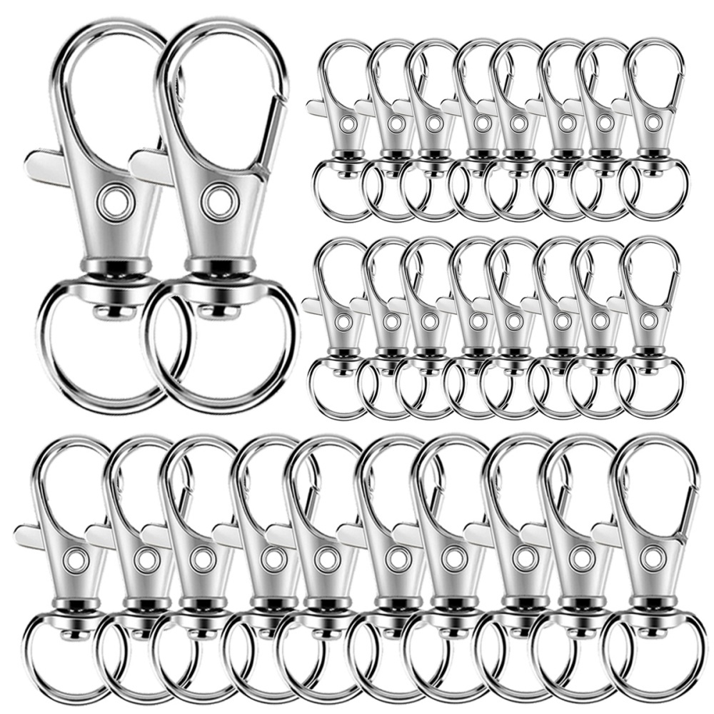 25-200Pcs Metal Swivel Snap Ho - Jewelry Making Basics 评论和价格