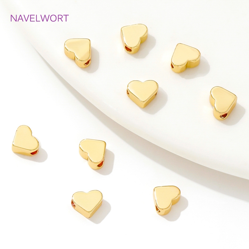 18K Real Gold Plated Brass Hea - Jewelry Making Items 评论和价格