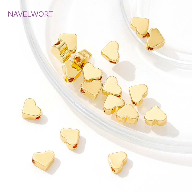 18K Real Gold Plated Brass Hea - Jewelry Making Items 评论和价格