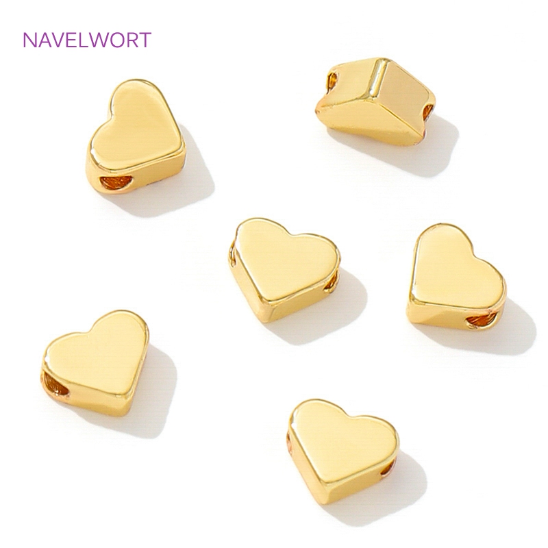 18K Real Gold Plated Brass Hea - Jewelry Making Items 评论和价格