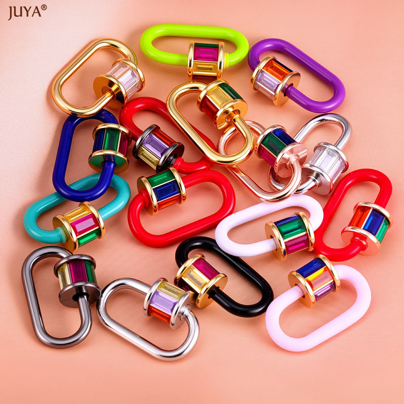 JUYA Rainbow Crystal Enamel Sc - Jewelry Making Name 评论和价格