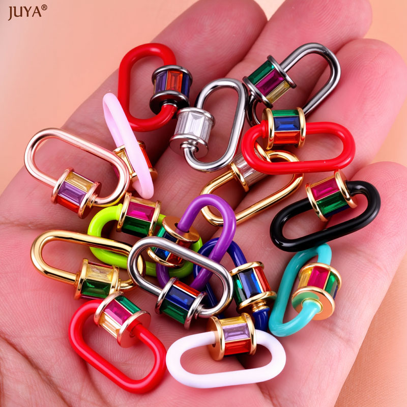 JUYA Rainbow Crystal Enamel Sc - Jewelry Making Name 评论和价格