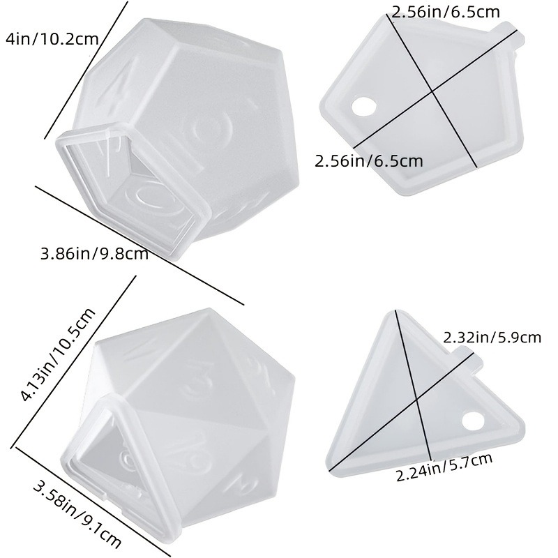 Epoxy Resin Dice Molds - Creat - Making Custom Jewelry 评论和价格