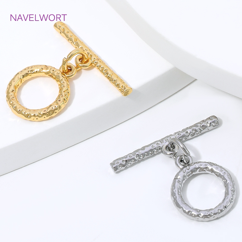 18K Gold Plated Brass Toggle C - Jewelry Making Items 评论和价格