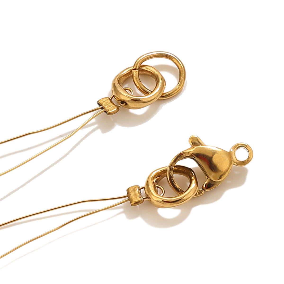 20pcs Stainless Steel Clasps E - Jewelry Making Name 评论和价格