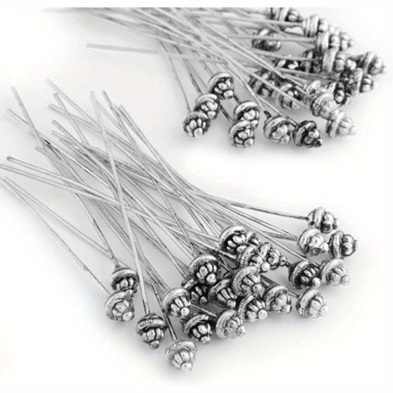 10PCS 55mm/2.17 Inch Head Pins - Jewelry Making Basics 评论和价格