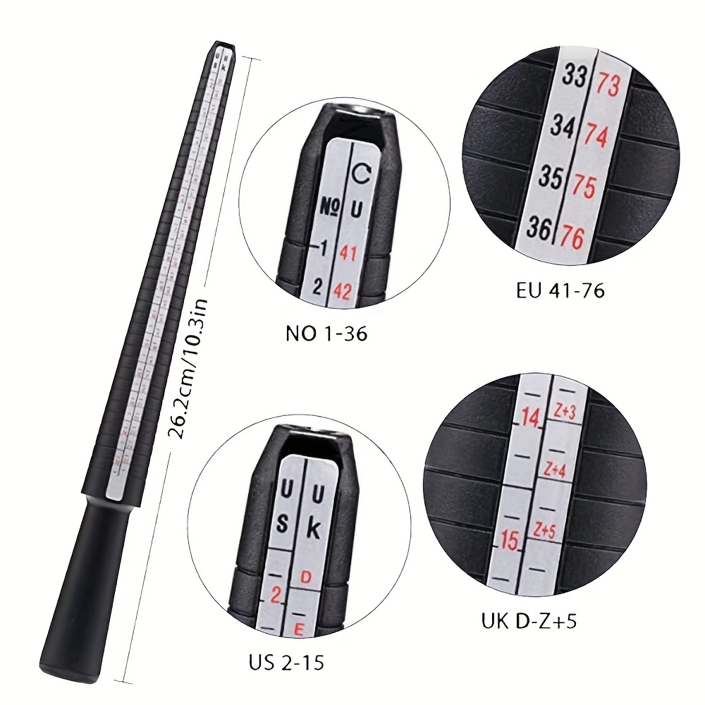 1Set Plastic Ring Sizer Kit -  - Jewelry Making Uk 评论和价格