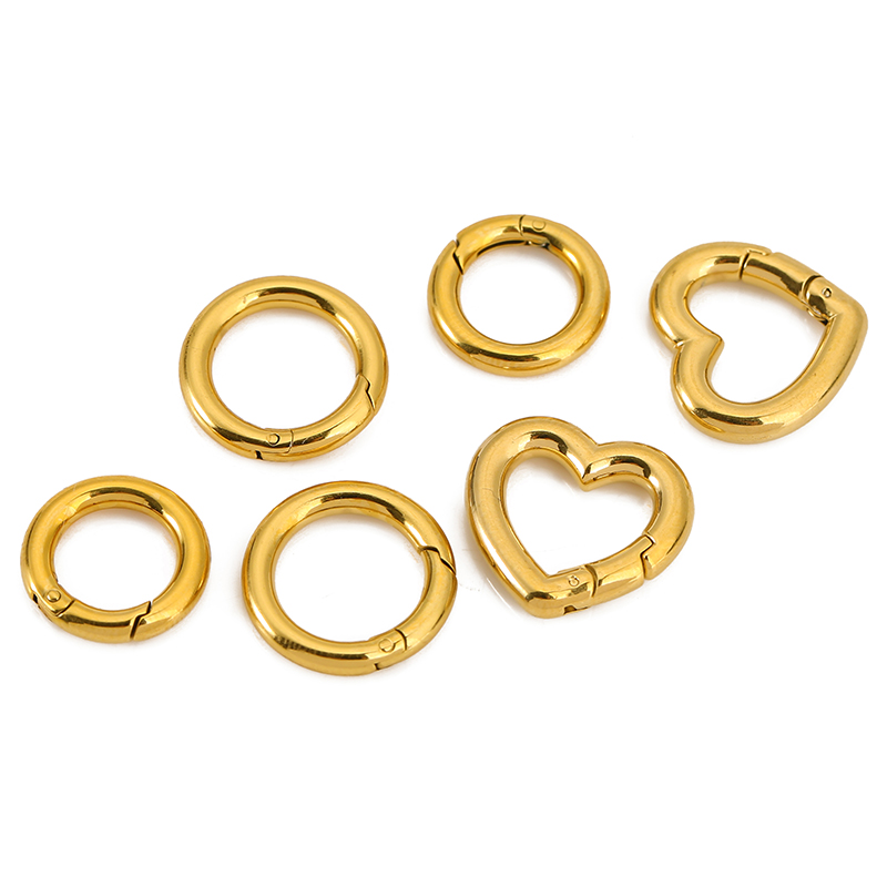 2pcs Stainless Steel Clasps He - Jewelry Making Basics 评论和价格