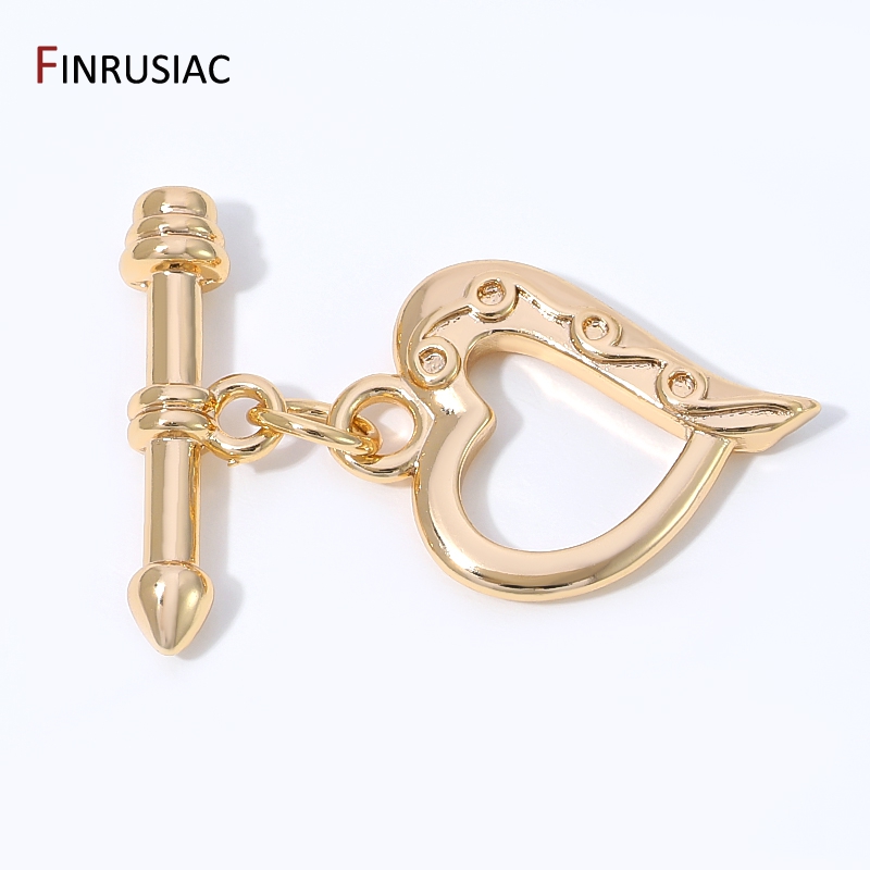 14K Gold Plated Brass Heart Sh - Jewelry Making Items 评论和价格
