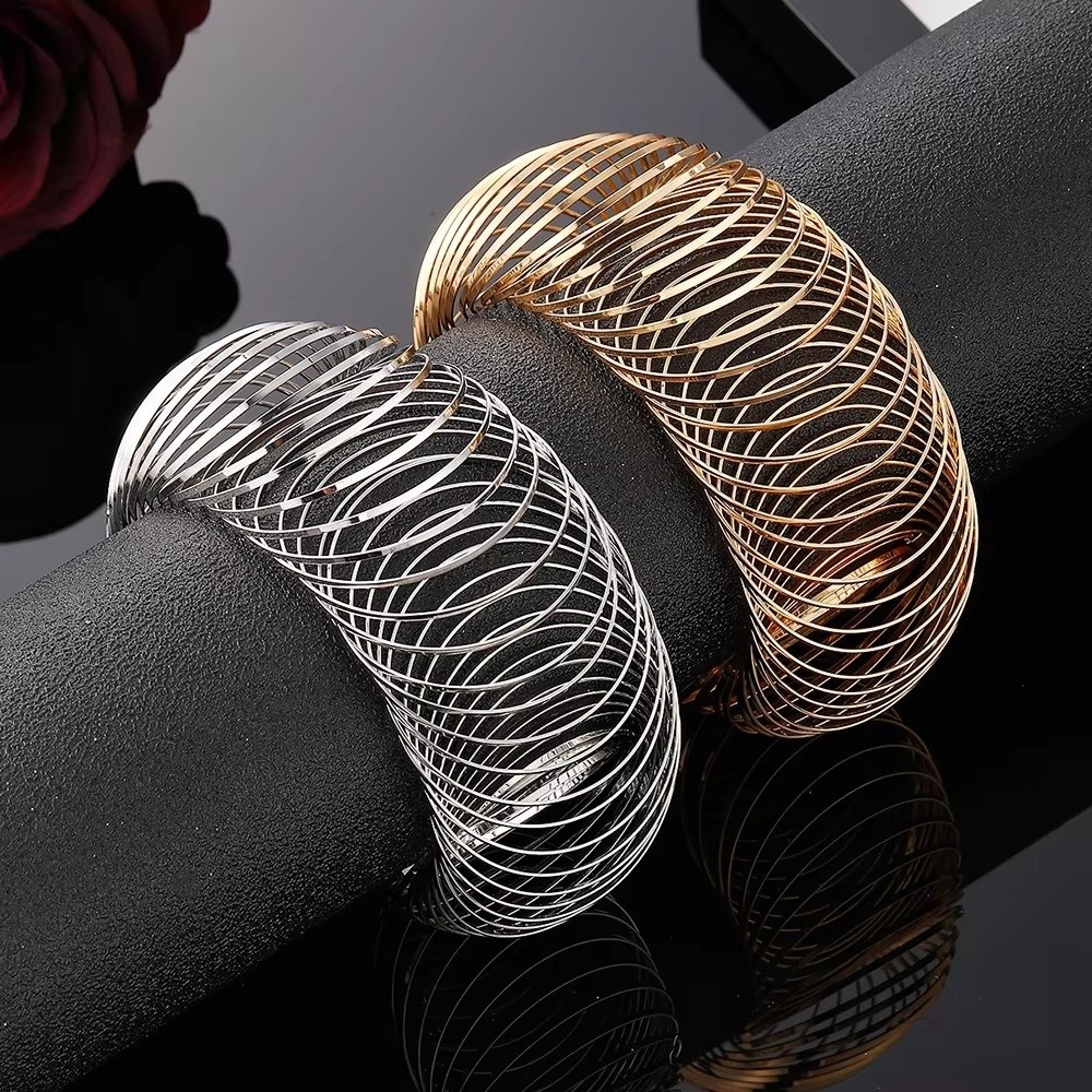 Round Shape Elastic Bracelet F - Memory Wire Bracelet 评论和价格