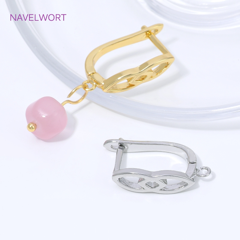 18K Gold Plated Brass Earring  - Jewelry Making Items 评论和价格