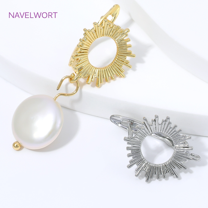 18K Gold Plated Inlaid Zircon  - Jewelry Making Items 评论和价格