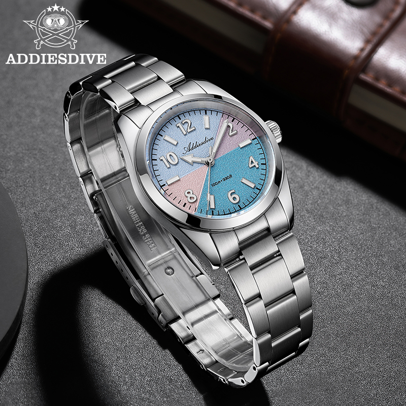 ADDIESDIVE Sapphire Glass Watc - Jewelry Making Hand Tools 评论和价格