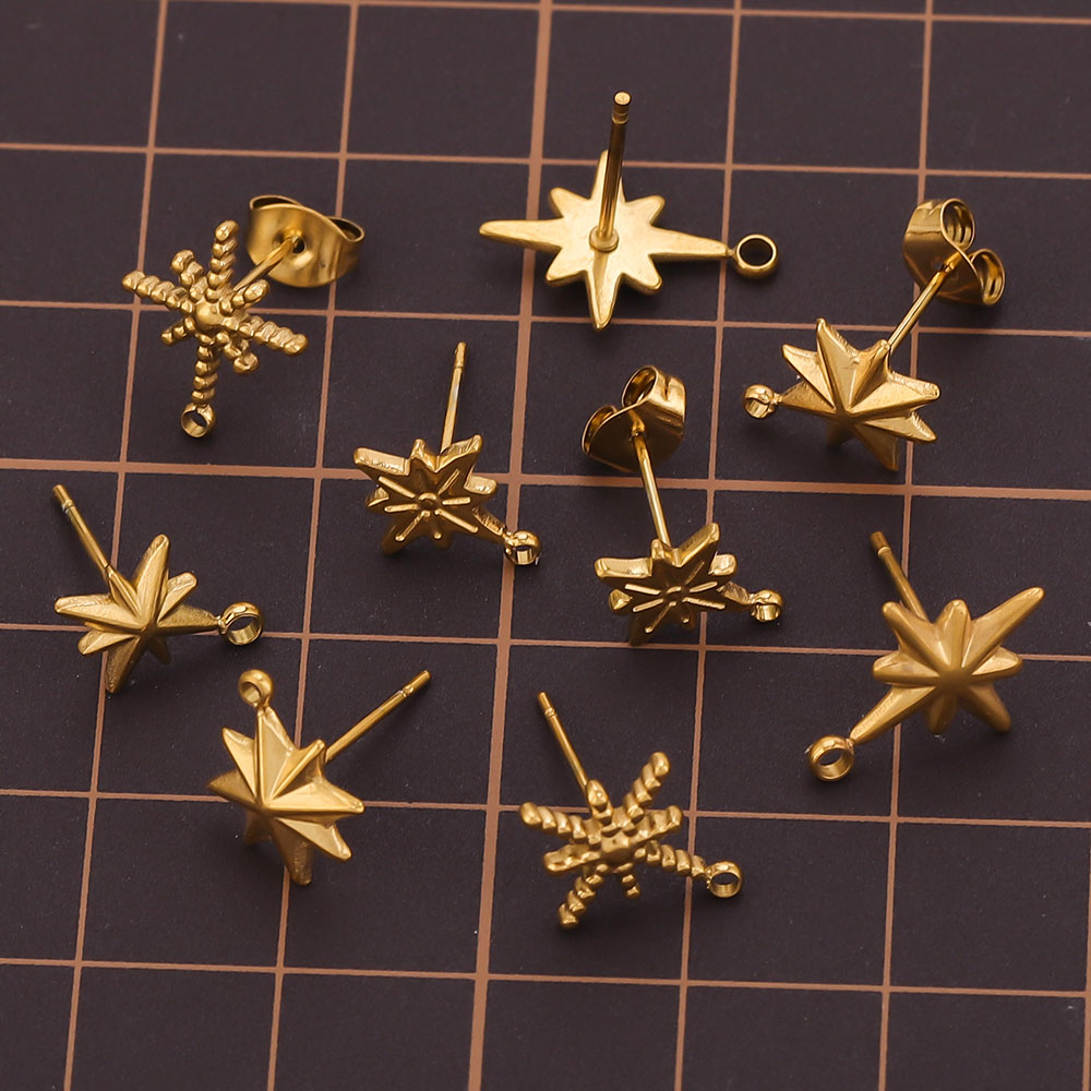 6pcs Stainless Steel Earrings  - Jewelry Making Soldering Kit 评论和价格