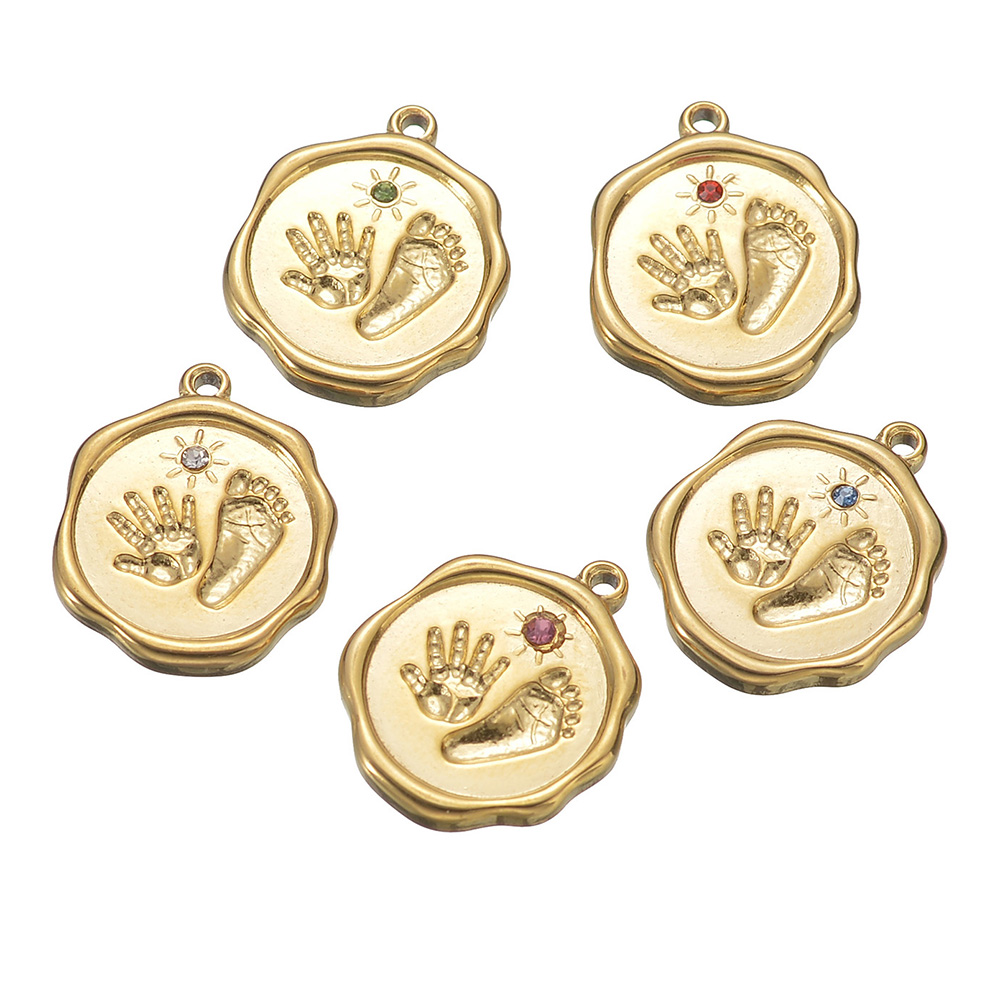 5pcs/lot Stainless Steel Cute  - Jewelry Making 3 Year Old 评论和价格
