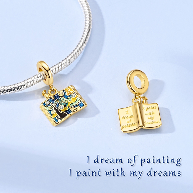 Starry Sky Paint Book Pendant  - Jewelry Making Books 评论和价格
