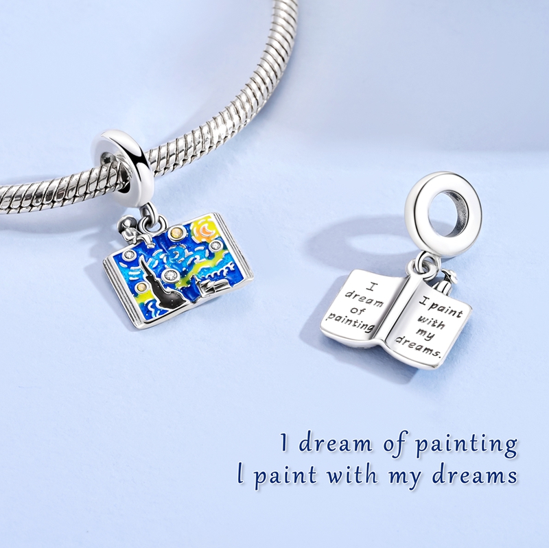 Starry Sky Paint Book Pendant  - Jewelry Making Books 评论和价格