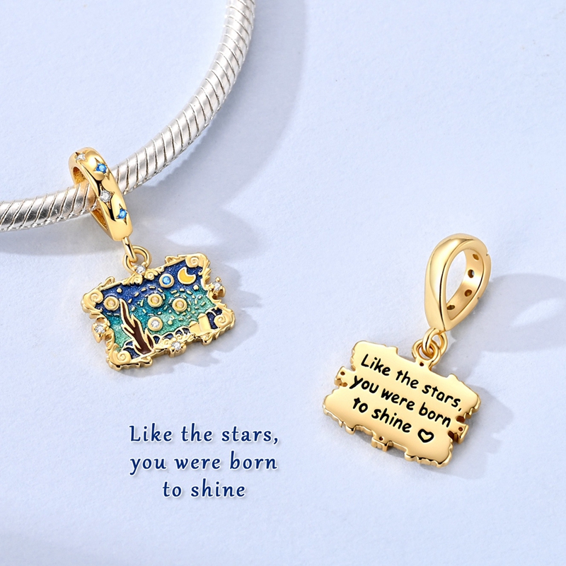 Starry Sky Paint Book Pendant  - Jewelry Making Books 评论和价格