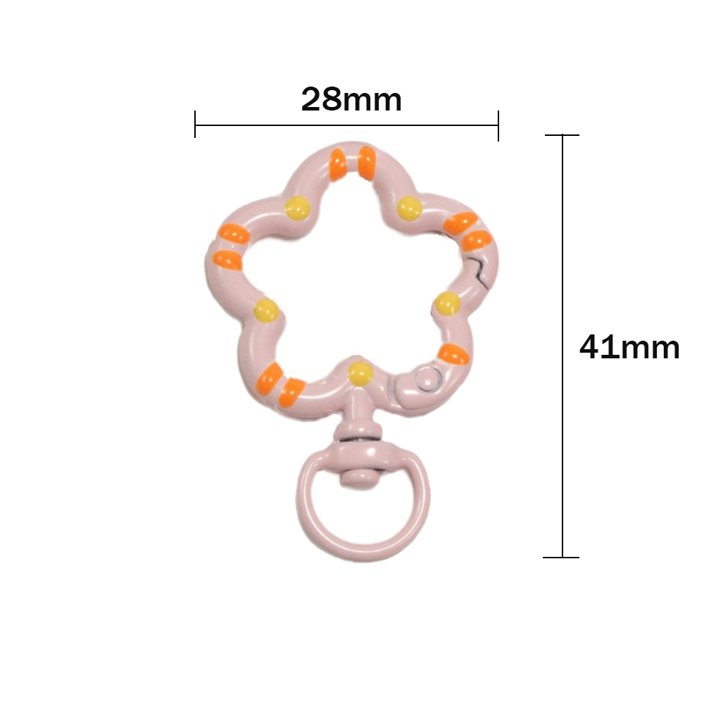 5pcs Flower Metal Lobster Claw - Jewelry Making Name 评论和价格