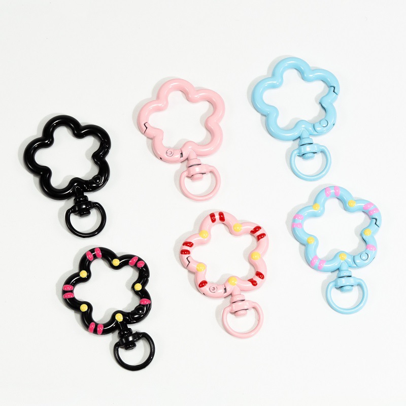 5pcs Flower Metal Lobster Claw - Jewelry Making Name 评论和价格