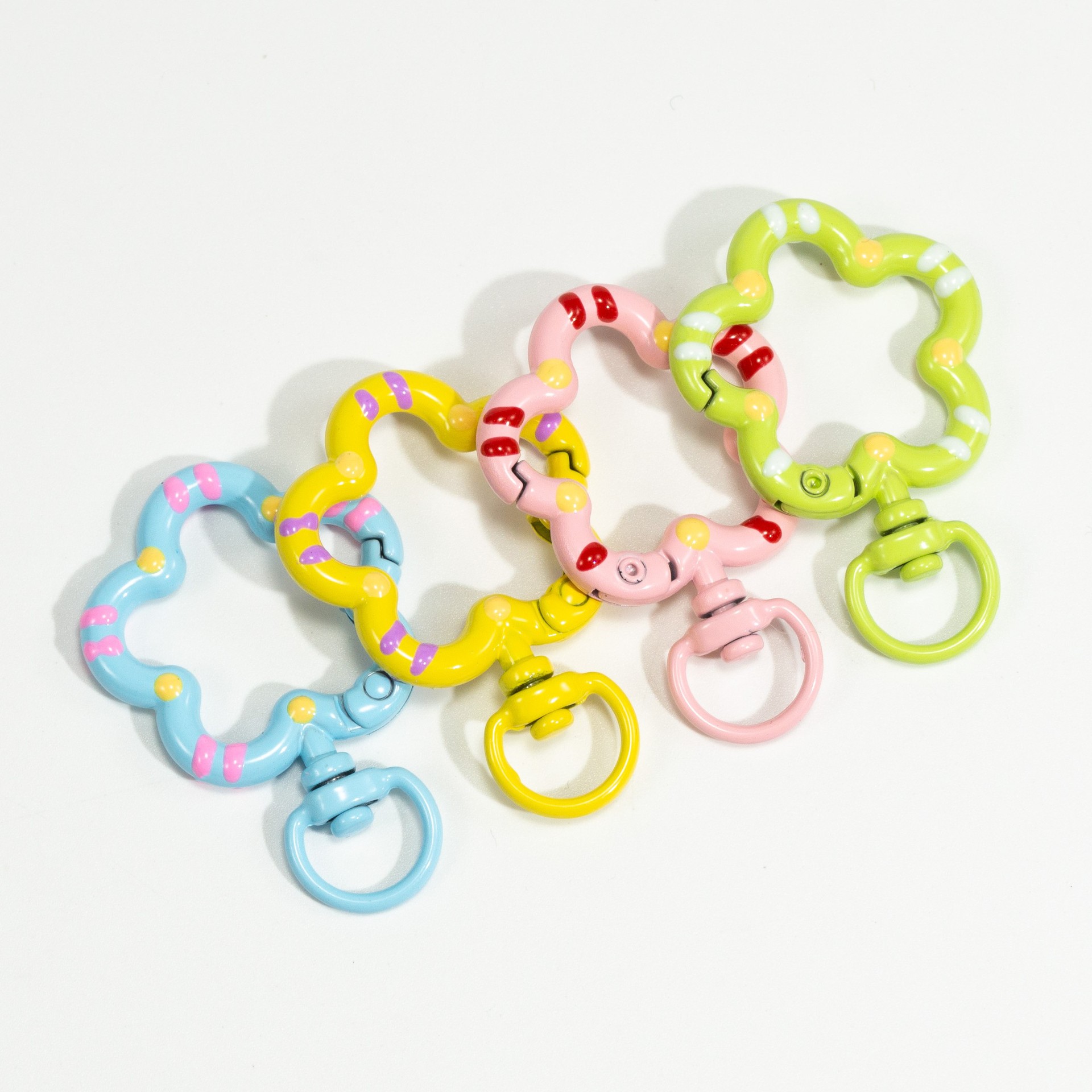 5pcs Flower Metal Lobster Claw - Jewelry Making Name 评论和价格