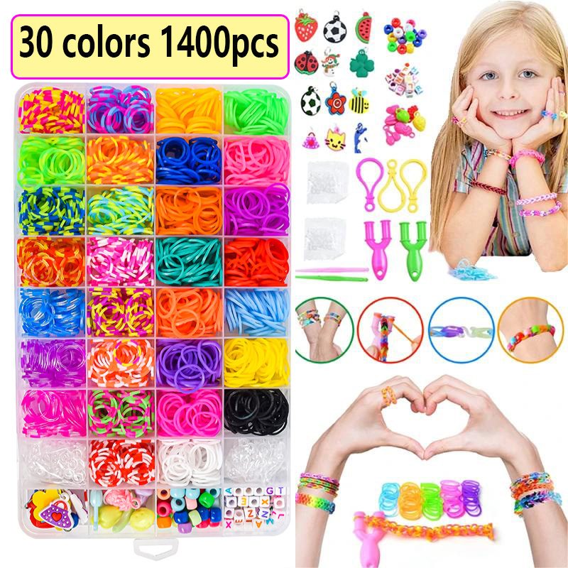 Rubber Bands Loom DIY Handmade - Jewelry Making Hand Tools 评论和价格