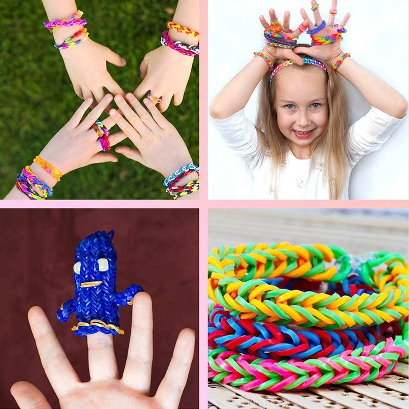 Rubber Bands Loom DIY Handmade - Jewelry Making Hand Tools 评论和价格