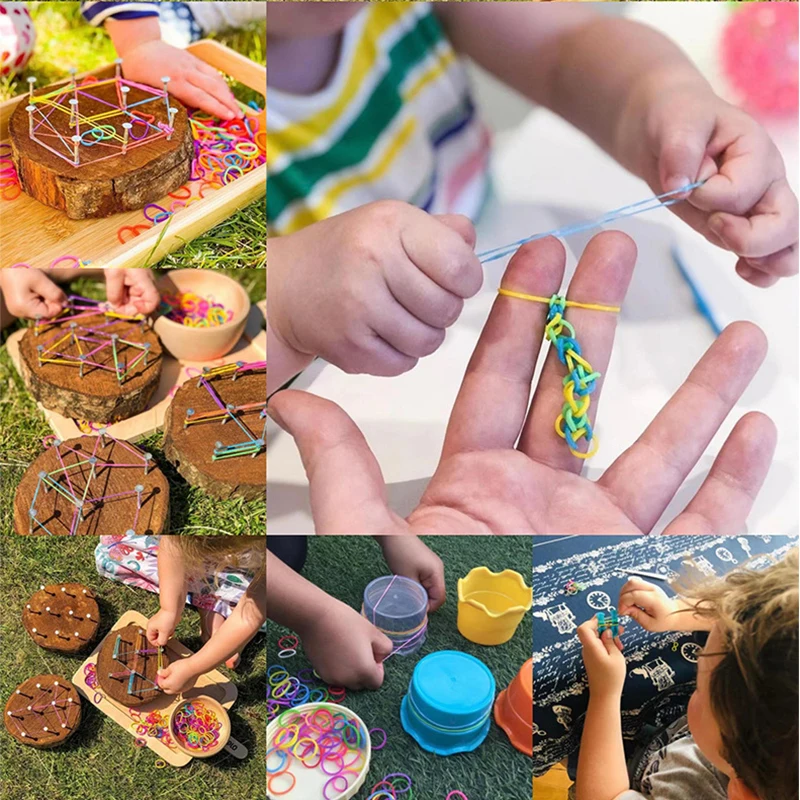 Rubber Bands Loom DIY Handmade - Jewelry Making Hand Tools 评论和价格