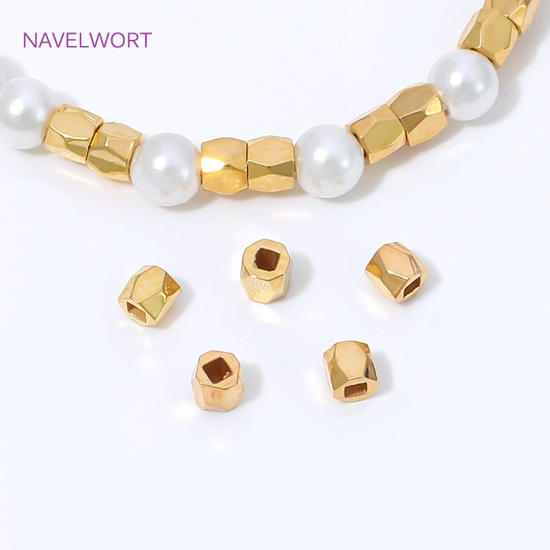 18K Gold Plated Rhombus Cut Sp - Jewelry Making Items 评论和价格