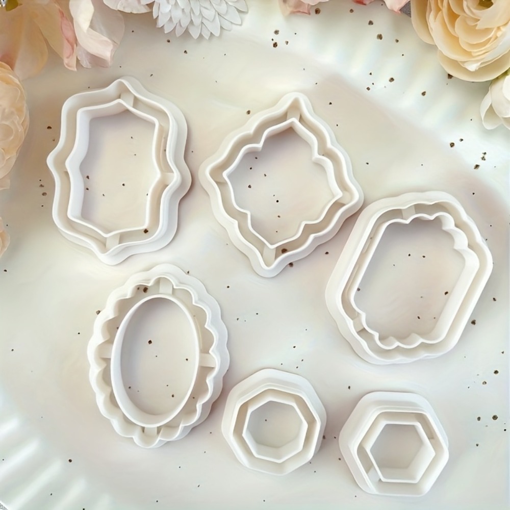 6pcs Vintage  Frame Shape Poly - Jewelry Making Hand Tools 评论和价格
