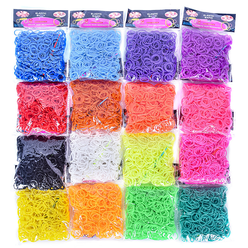 600 pieces Colorful Rubber Ban - Jewelry Making Hand Tools 评论和价格