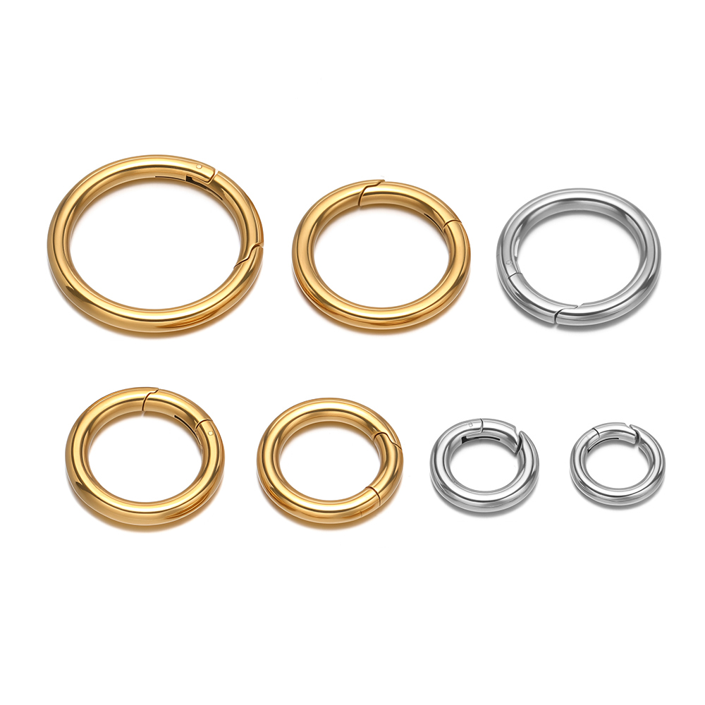 2Pcs/Lot Round Spring Clasps S - Jewelry Making Name 评论和价格