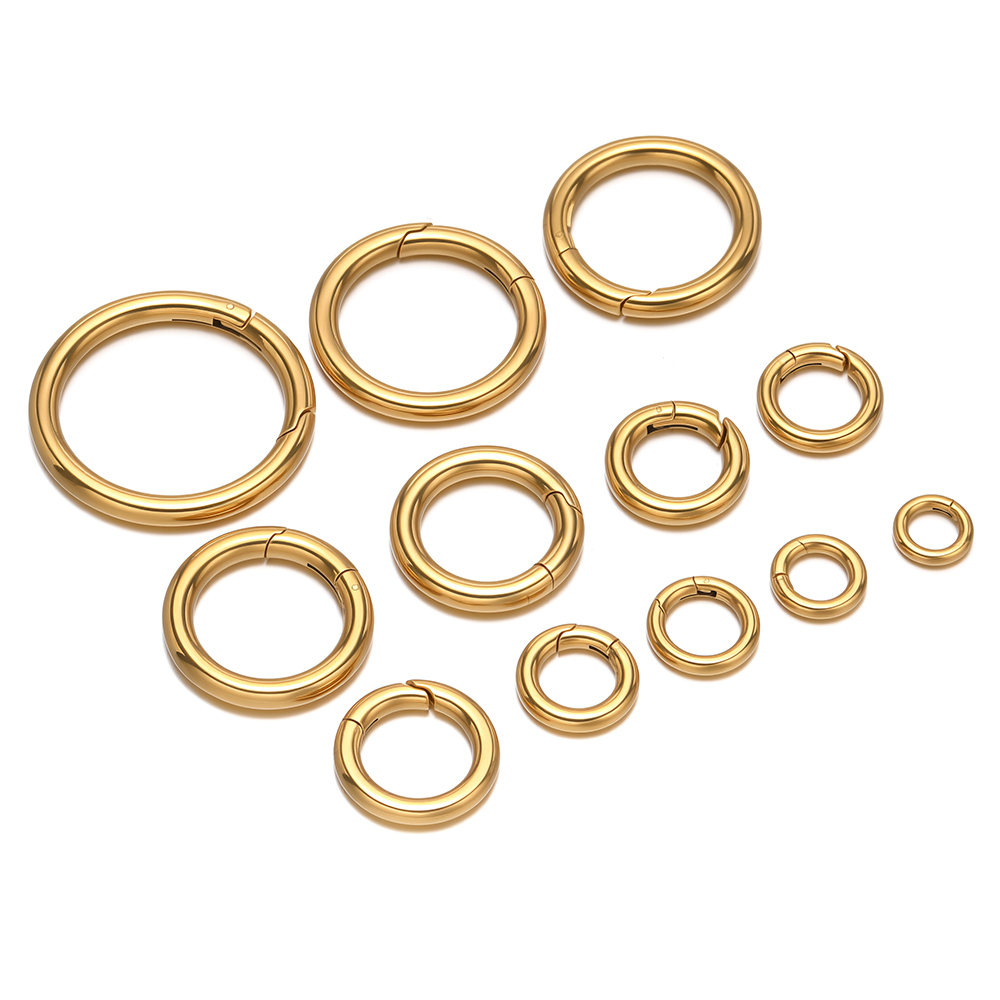 2Pcs/Lot Round Spring Clasps S - Jewelry Making Name 评论和价格