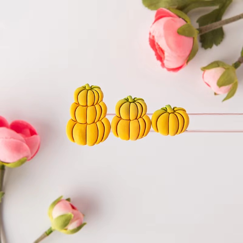 Halloween Series Pumpkin Polym - Jewelry Making Hand Tools 评论和价格