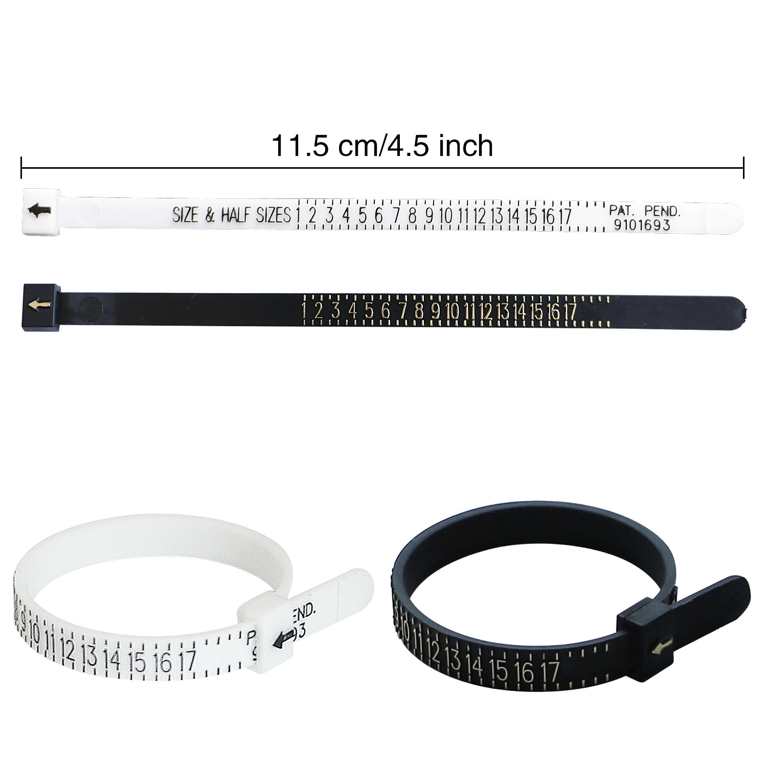 US/UK/EU/HK/JP Ring Sizer Fing - Jewelry Making Uk 评论和价格