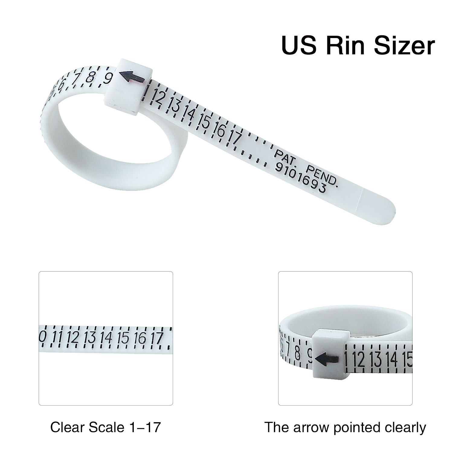 US/UK/EU/HK/JP Ring Sizer Fing - Jewelry Making Uk 评论和价格