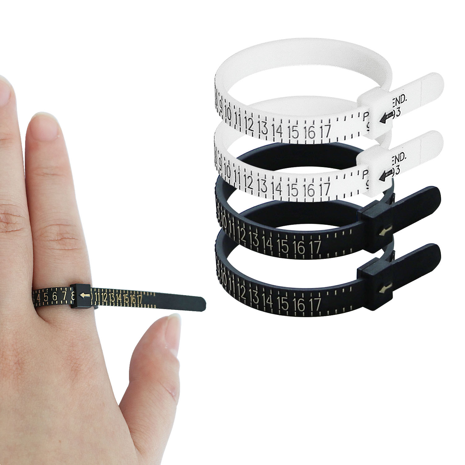 US/UK/EU/HK/JP Ring Sizer Fing - Jewelry Making Uk 评论和价格