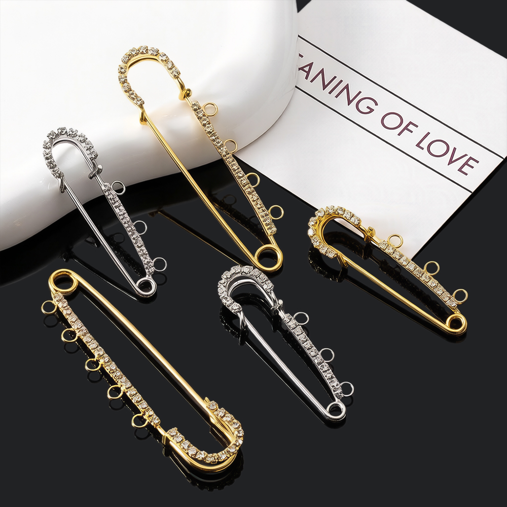 5pcs Rhinestone Large Safety P - Jewelry Making Soldering Kit 评论和价格