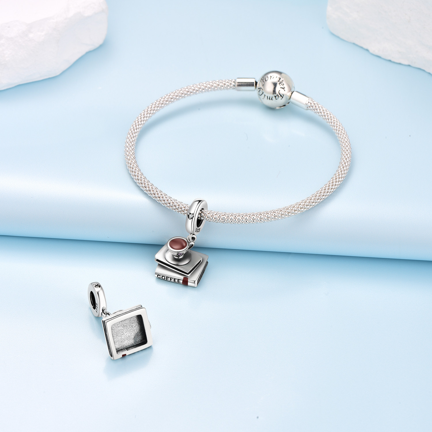CYCUFF 925 Sterling Silver Cof - Jewelry Making Books 评论和价格