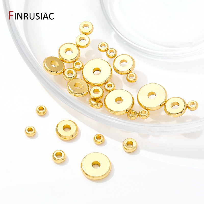 18K Gold Plated Brass Flat Spa - Jewelry Making Items 评论和价格
