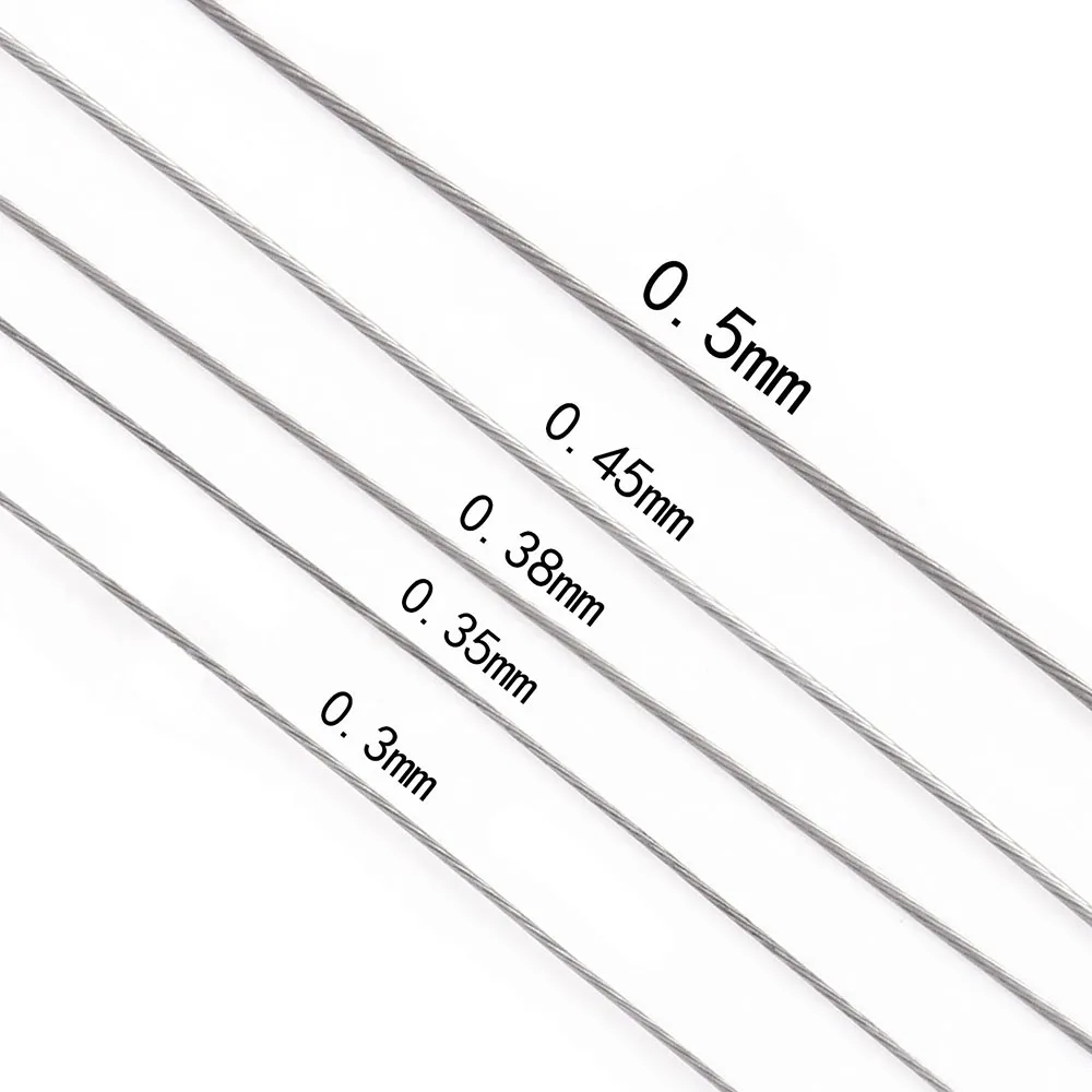 328 ft/100m 7 Strands Stainles - Jewelry Making Basics 评论和价格