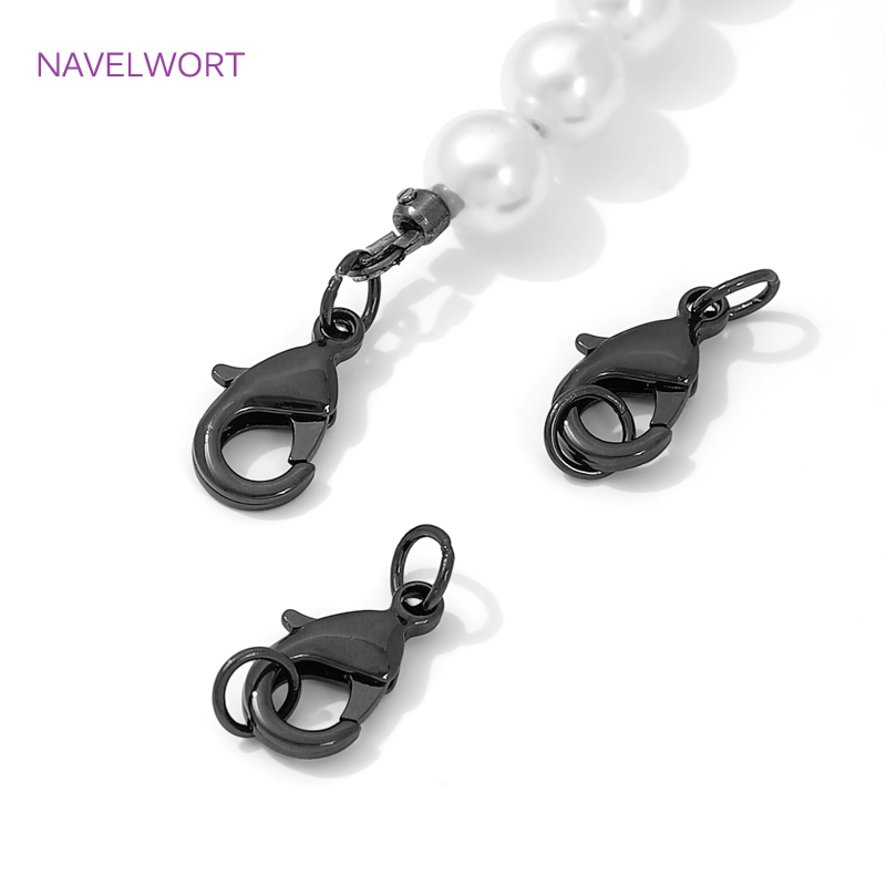 Black Color Brass Lobster Clas - Jewelry Making Items 评论和价格